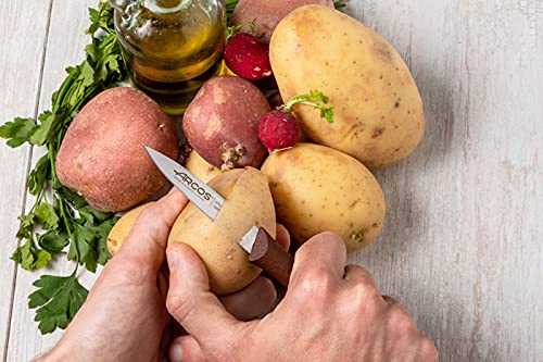 Arcos 188528 Series nova-Peeling Knife-Blade Nitrum Stainless Steel 85 mm (3.35 Inches) -Handle Polypropylene Brown Colour - Image 8