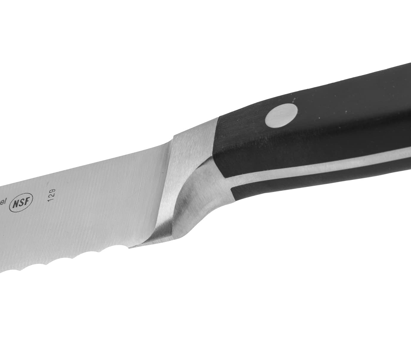 Arcos Bread Knife 7 Inch Nitrum Stainless Steel and 180 mm blade. The desgin is perfect for cutting pieces of cake or bread. Ideal knife for daily domestic use. Series Opera. Color Black - Image 5
