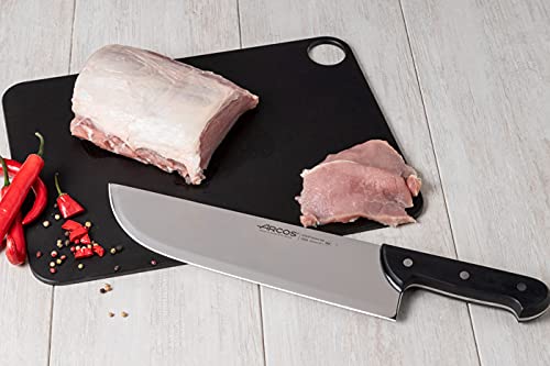 Arcos Butcher Knife 12 Inch Nitrum Stainless Steel and 300 mm blade. 862 gr. Professional Cleaver Knife. Ergonomic Polyoxymethylene POM Handle. Series Universal. Color Black - Image 5