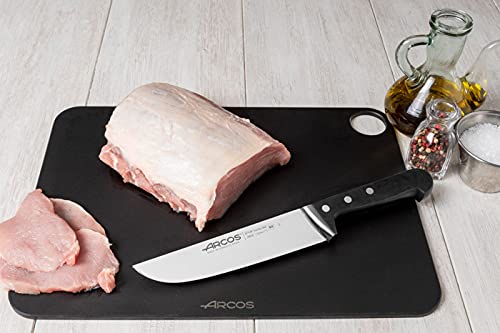 Arcos Butcher Knife 7 Inch Nitrum Stainless Steel. Professional Cooking Knife For Cutting Meat, Fish and Vegetables. Ergonomic Polyoxymethylene Handle. Series 2900. Color Black. - Image 6