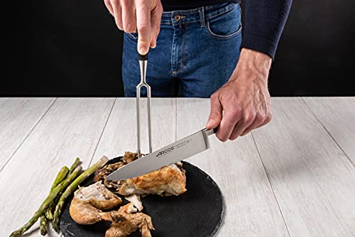 Arcos Carving Fork 7 Inch Stainless Steel. Professional Forged Fork to Carve All Types of Grilled Meat. Ergonomic Polyoxymethylene Handle and 180mm Blade. Series Opera. Color Black - Image 8