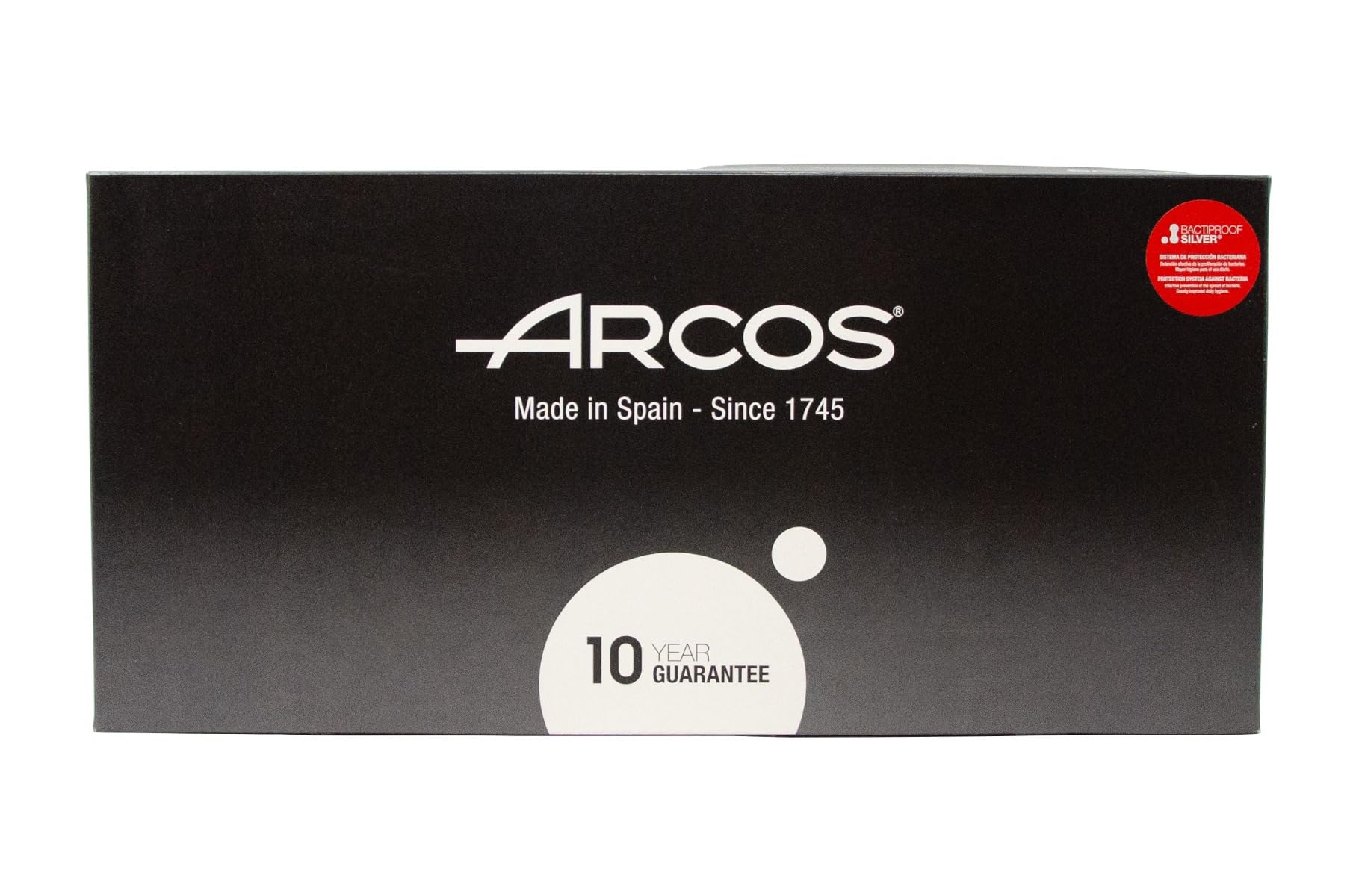 Arcos Cleaver Knife Butcher Knife - Nitrum Stainless Steel 8" Blade - Polypropylene Handle - Silver - Color Identification System - Heavy Duty & Hygienic - Series 2900 - Black Color - Image 5