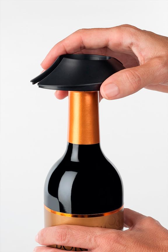 ARCOS Electric Corkscrew in ABS with Rechargeable Internal Battery. Modern and Elegant Electric Bottle Opener. Finish with Stylish Case. Silver Color - Image 4