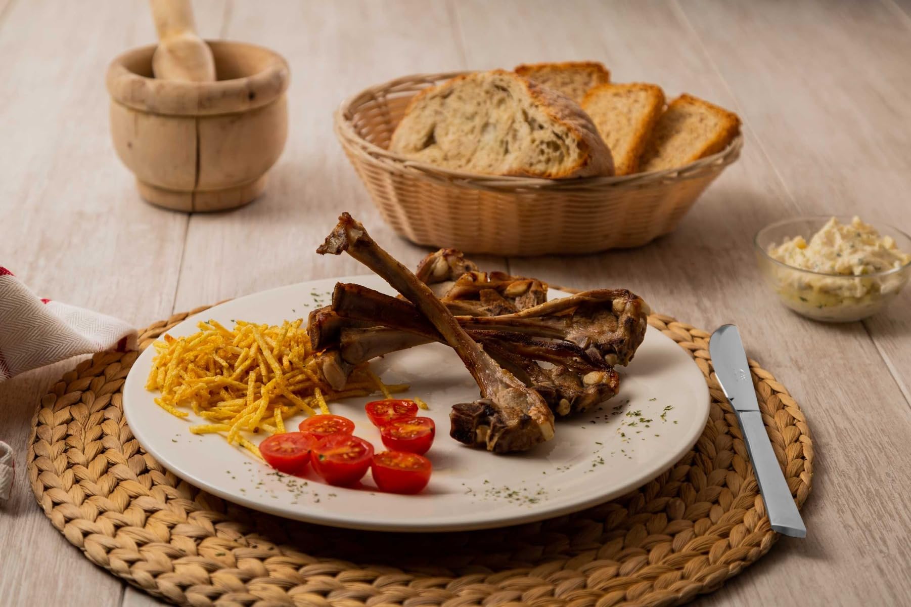 ARCOS Flatware Set 24 pieces - Silver Monoblock of one piece - Nitrum Stainless Steel. Series Toscana - Image 8