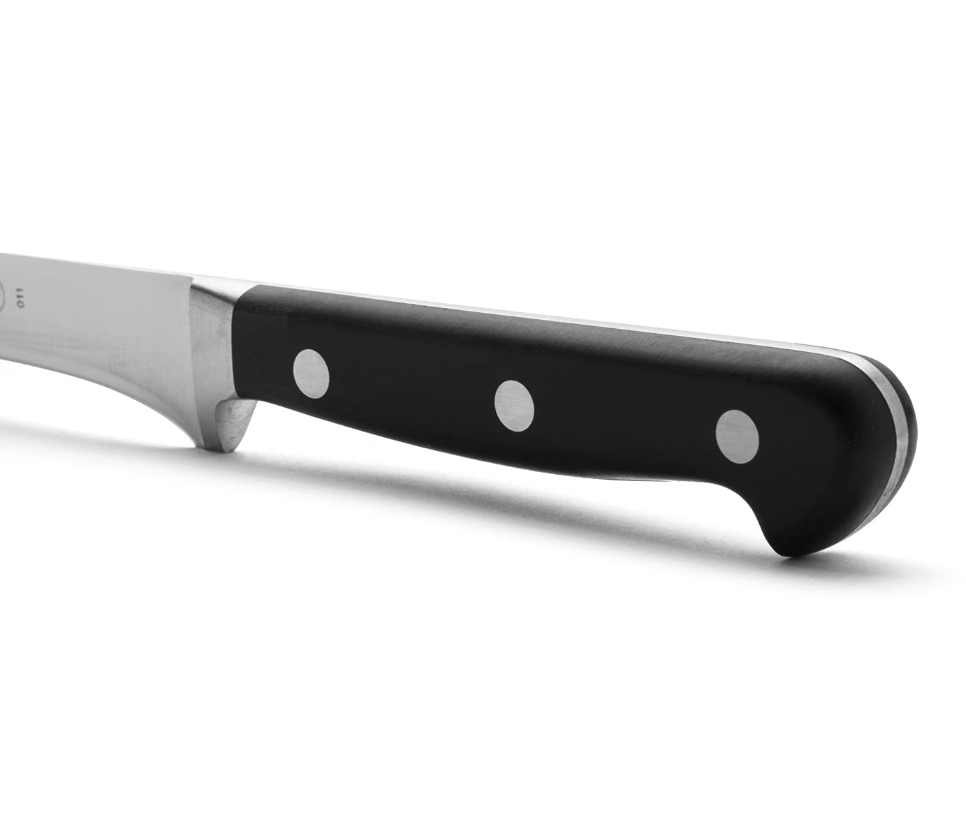 Arcos Forged Slicing Knife for Chefs - 10 inch Stainless Steel - Black POM Handle. Precision Ham Knife - Classic Series - Image 4