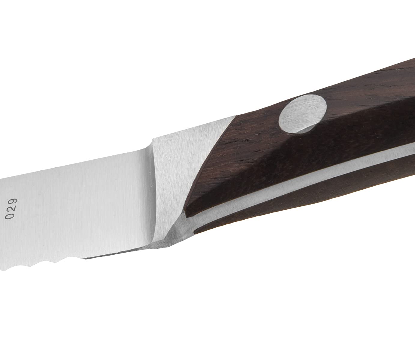 Arcos Forged Tomato Knife Serrated 5 Inch Stainless Steel 130 mm blade. Professional Cooking Knife. Ergonomic POM Handle. Serrated knife designed to cut tomatoes. Series Natura. Color Brown. - Image 4