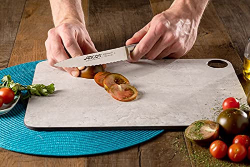 Arcos Kitchen Knife 6 Inch Nitrum Stainless Steel. 160 mm Blade. Professional Utilty Knife.Professional Kitchen Knife. Ergonomic Polyoxymethylene POM Handle. Series Kyoto. Color Black - Image 8