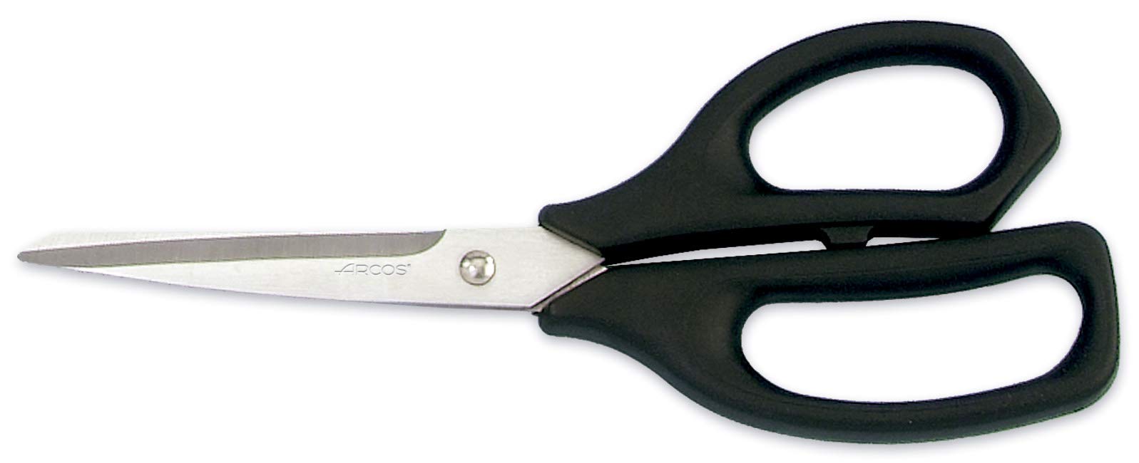 Arcos Kitchen Knife Set 4 Pieces. 3 Chef Knives and 1 Scissors of Stainless Steel and Ergonomic Polyoxymethylene Handle for Cutting Meat, Fish and Vegetables. Series Maitre. Color Black - Image 5