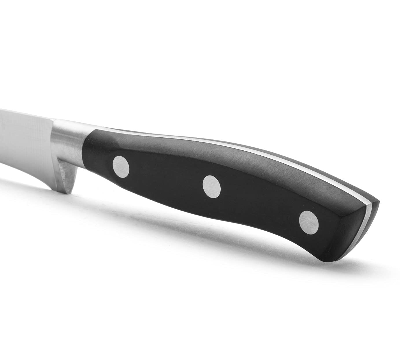 Arcos Knife/Ham Knife 12 Inch Nitrum Stainless Steel and 300 mm blade. Ergonomic Polyoxymethylene POM Handle.Series Riviera. Elegant design, along with the comfort of its handle. Color Black - Image 4