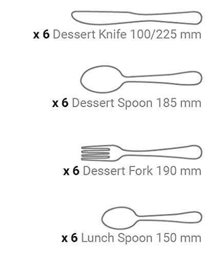 Arcos Madrid 24 Pcs Cutlery Set - Image 6