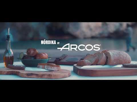 Arcos Paring Knife 4 Inch Stainless Steel. Professional Kitchen Knife for Peeling Fruits and Vegetables. Ovengkol Wood Handle 100% natural FSC and 100mm Blade. Series Nordika. Color Brown - Image 8