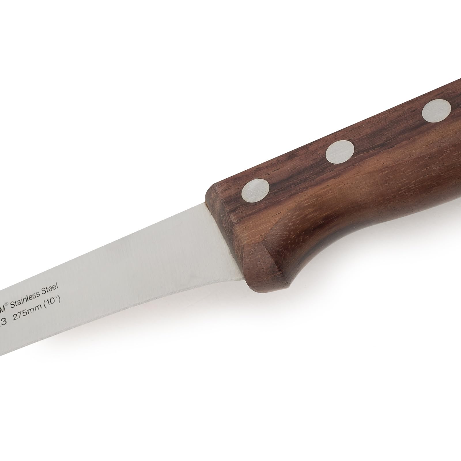 Arcos Premium Slicing Ham Knife 11-Inch Nitrum Stainless Steel Blade. Superior Cutting Power and Durability. Palisandro Wood - Image 5