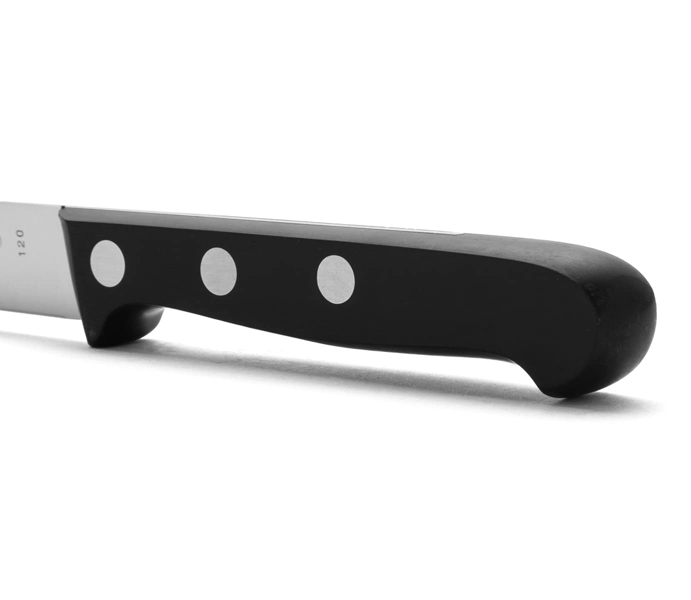 Arcos Rivet Paring Knife 3 Inch Stainless Steel. Kitchen Knife for Peeling Fruits and Vegetables. Ergonomic Polyoxymethylene Handle and 75mm Blade. Series Universal. Color Black - Image 5