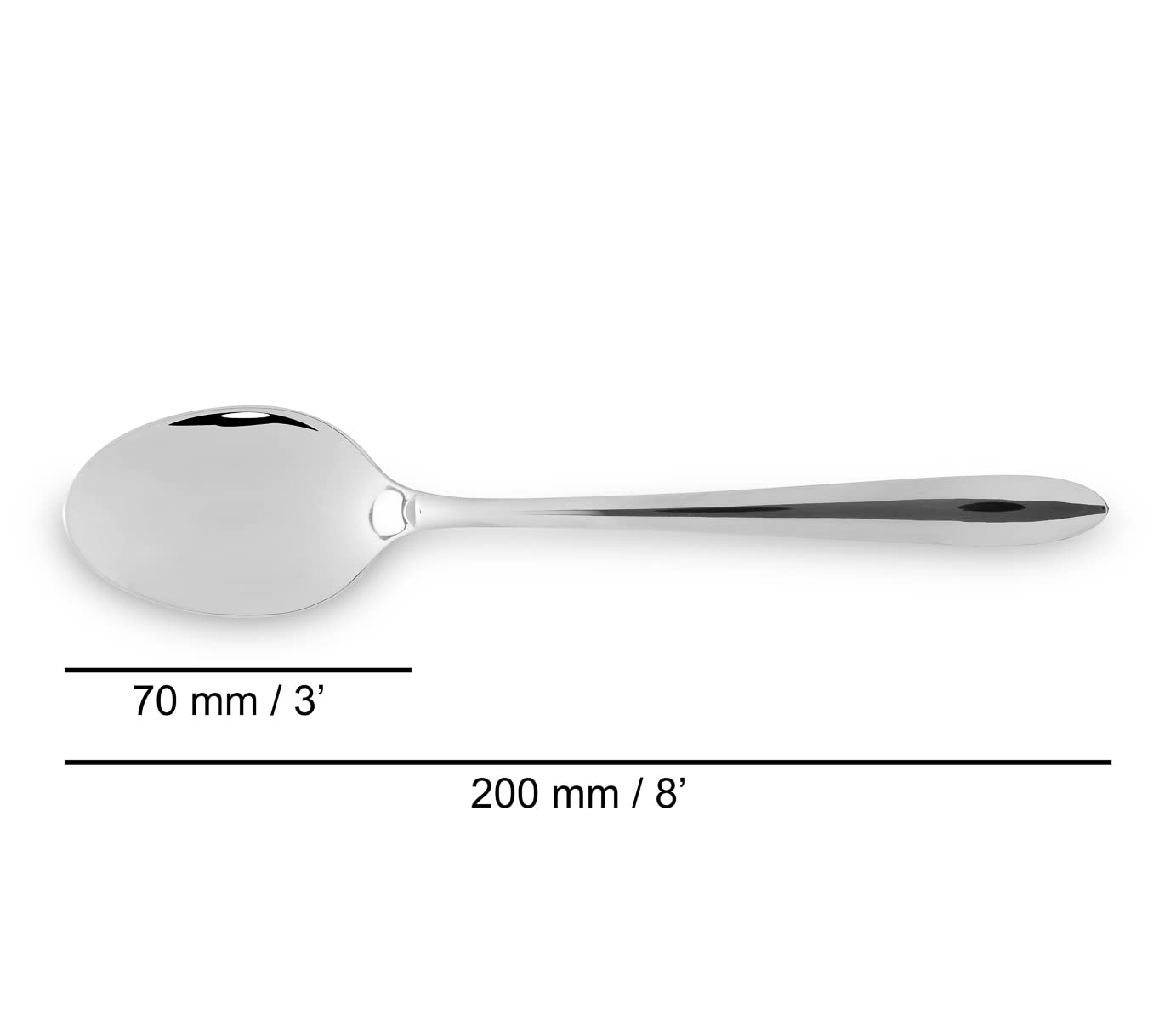 Arcos 24-Piece Flatware Set. Premium Stainless Steel Silver Cutlery Set with 6 Knives, 12 Spoons, and 6 Forks. All in One Monoblock Design - Image 4