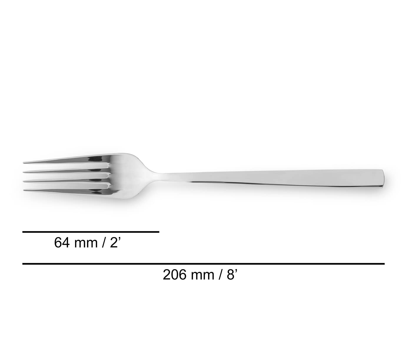 Arcos 24-Piece Flatware Set - Premium Stainless Steel Silver Cutlery Set with 6 Knives, 12 Spoons, and 6 Forks. All in One Monoblock Design - Image 5