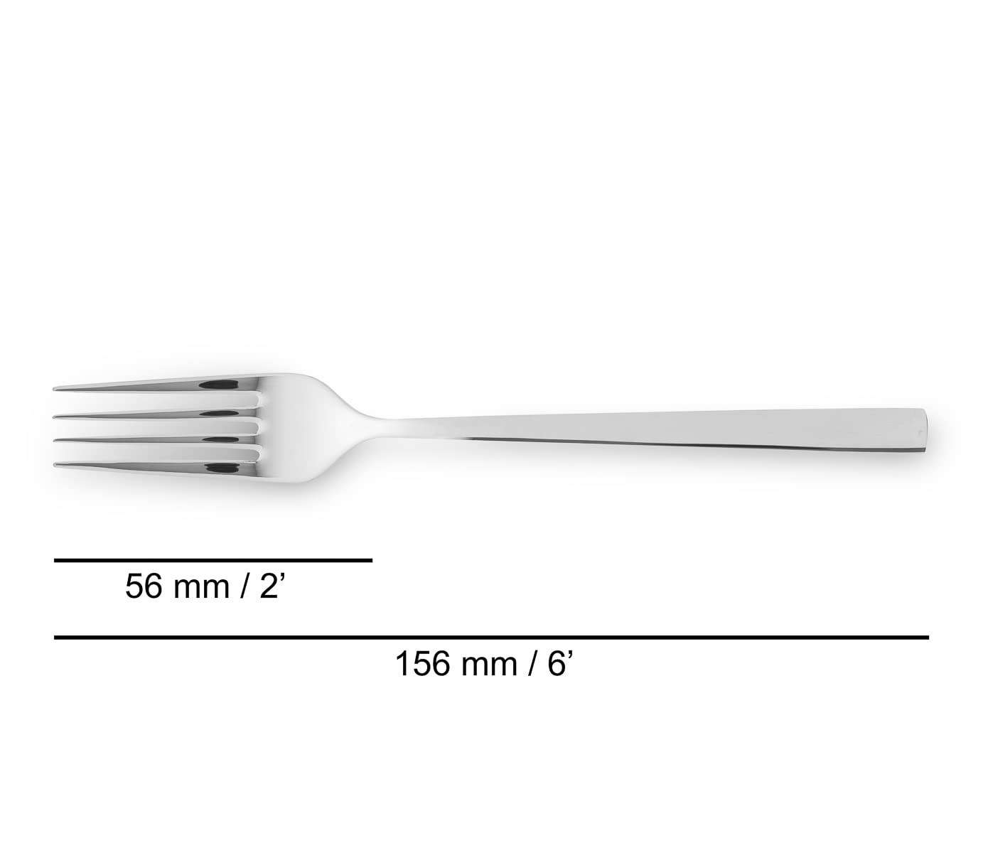 Arcos Series Capri - Gift Case Flatware Set 113 pieces (Complete Set) - Monoblock of one piece Stainless Steel Silver Color - Image 8