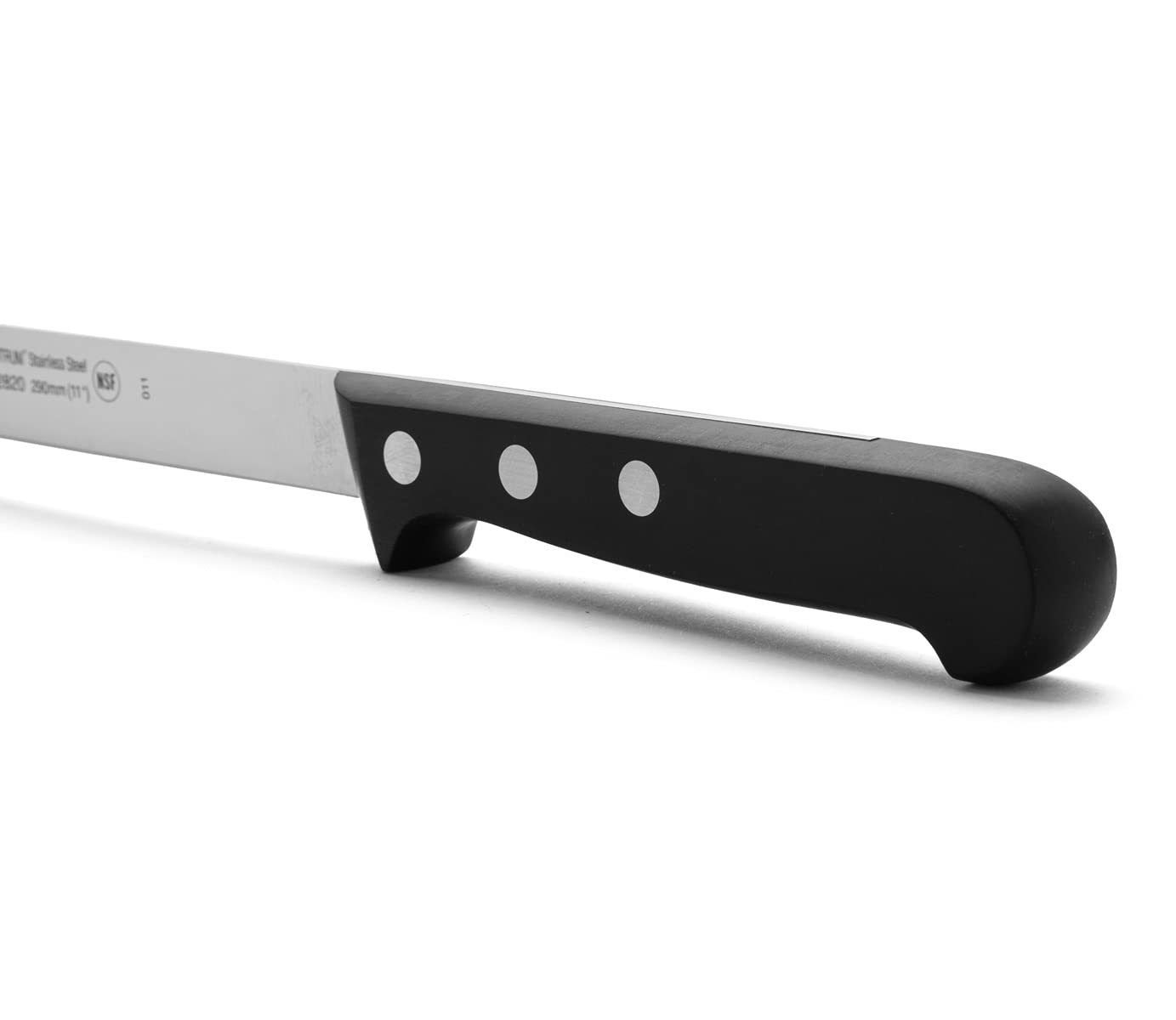 Arcos Slicing/Ham Knife 11 Inches Nitrum Stainless Steel Blade with Polyoxymethylene (POM) Black Handle. High-Usable & Lasting. Everyday Use Design. Highly Resistant. - Image 4