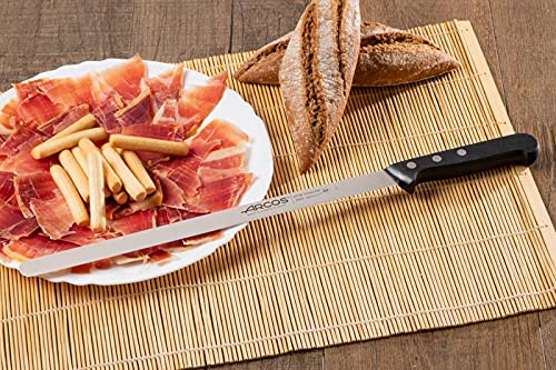 Arcos Slicing/Ham Knife 11 Inches Nitrum Stainless Steel Blade with Polyoxymethylene (POM) Black Handle. High-Usable & Lasting. Everyday Use Design. Highly Resistant. - Image 5