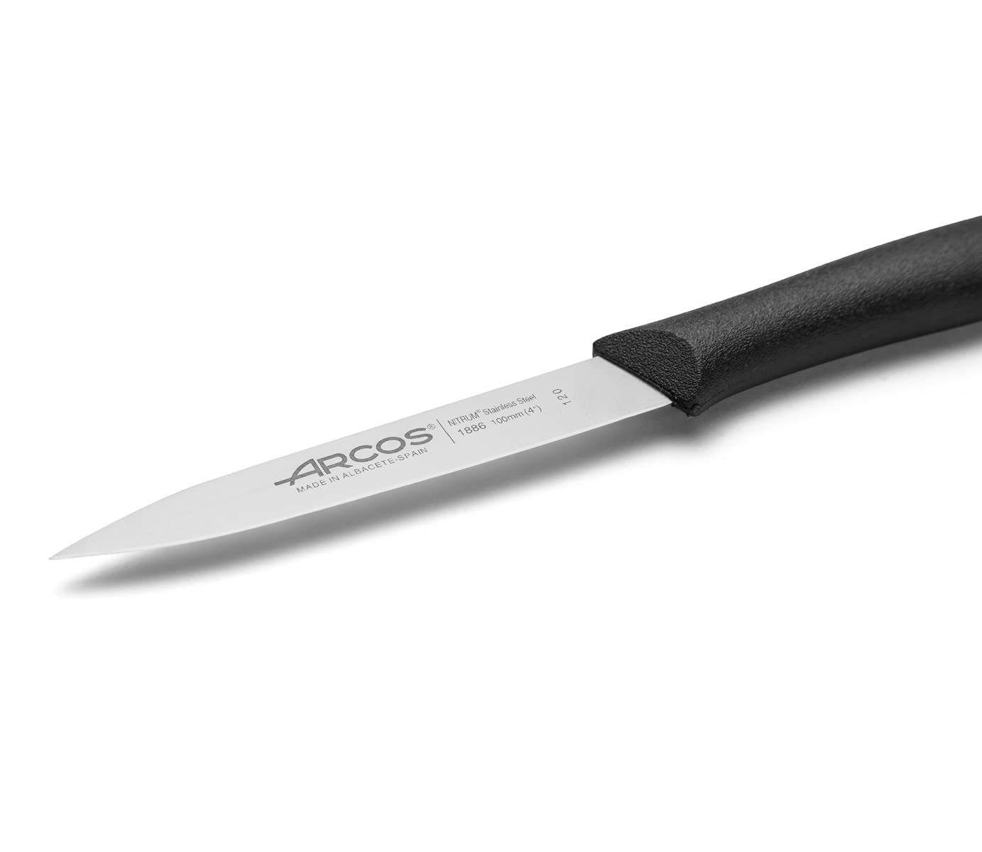 Arcos Stainless Steel Paring Knife, Ideal for Peeling Fruits and Vegetables, 100 mm Blade, Ergonomic Polypropylene Handle, Nova Series - Image 3