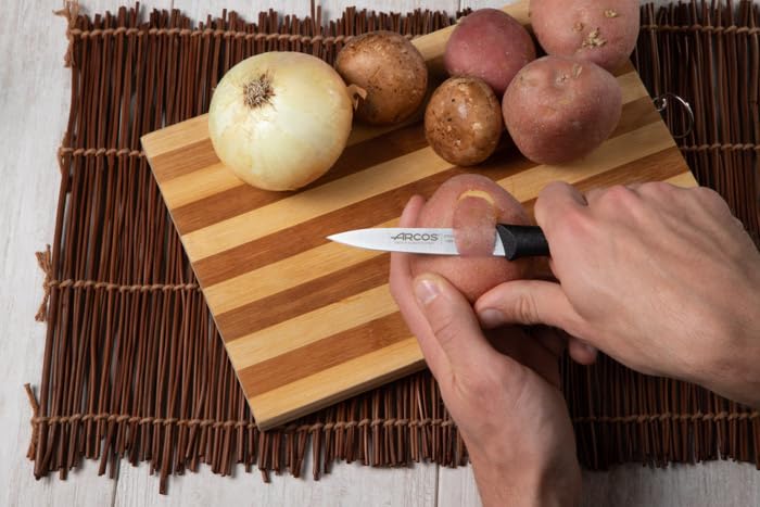 Arcos Stainless Steel Paring Knife, Ideal for Peeling Fruits and Vegetables, 100 mm Blade, Ergonomic Polypropylene Handle, Nova Series - Image 7