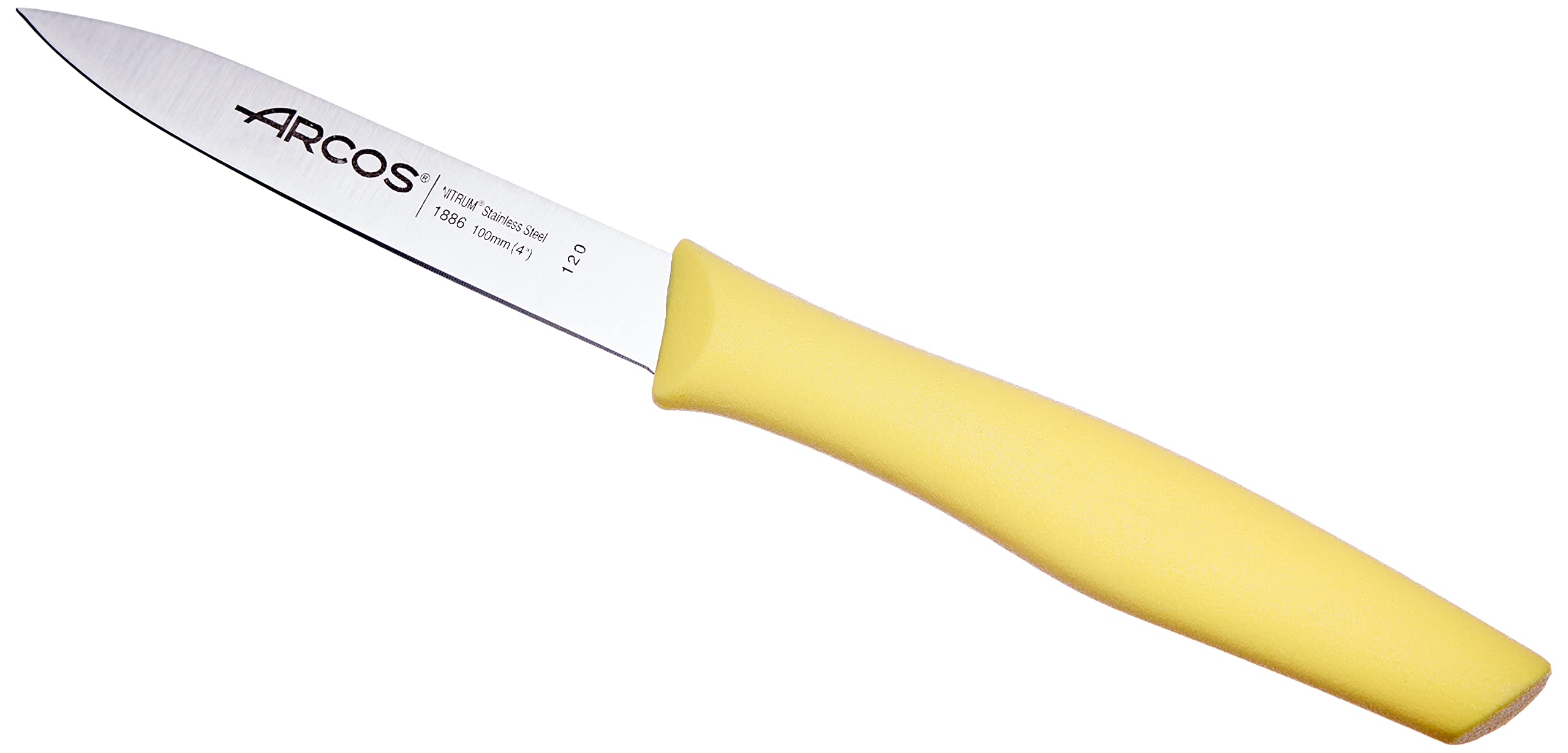 Arcos Stainless Steel Paring Knife, Ideal for Peeling Fruits and Vegetables, 100 mm Blade, Non-Slip Polypropylene Handle, Nova Series - Image 4