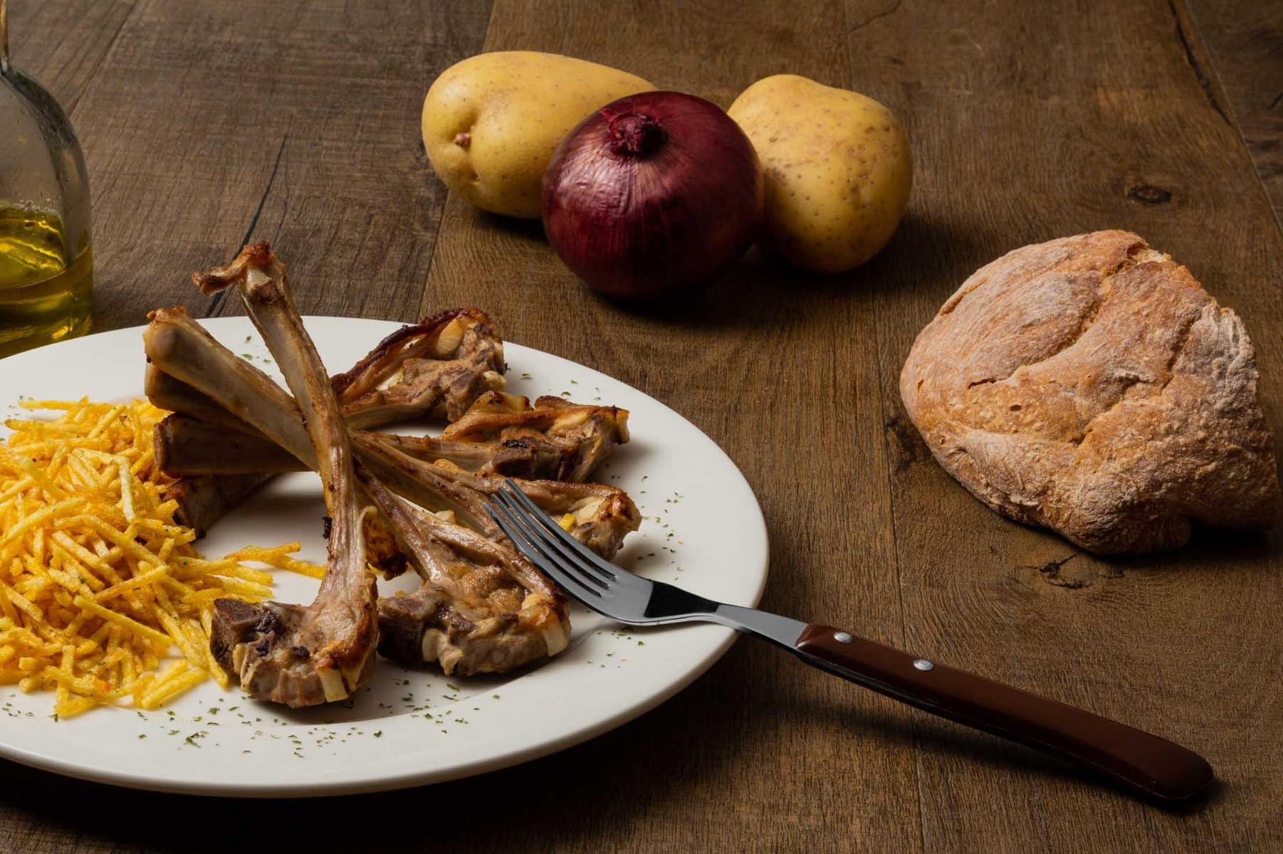 Arcos Steak Set 12 pieces 4 Inch Nitrum Stainless Steel. Ergonomic Polyoxymethylene POM Handle and 110 mm knife Blade. Pocket Knife Pack with Pearl Edge for Cutting Meat. Series Mesa. Color Brown - Image 7