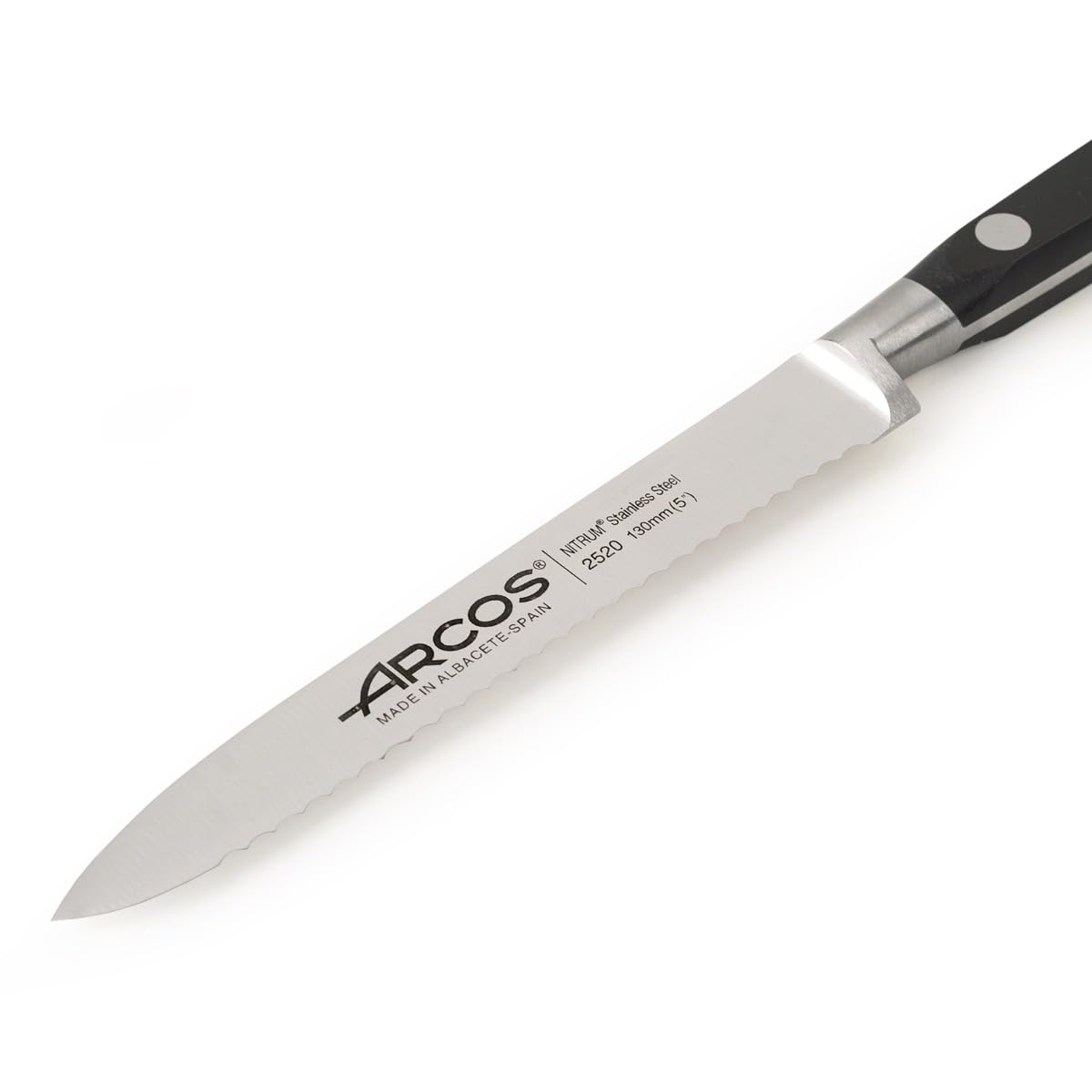 Arcos Tomato Knife - Forged NITRUM Blade for Precise and Durable Cutting, 130 mm, Resistant POM Handle, Lyon Series - Image 5