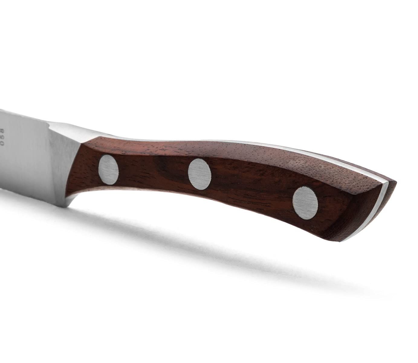 Arcos Vegatable Knife 5 Inch Stainless Steel. Professional Vegetable Knife for Peeling Fruits and Vegetables. Ergonomic Polyoxymethylene Handle and 125 mm Blade. Series Natura. Color Brown. - Image 4
